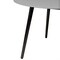 Armen Living Sydney Outdoor Patio Round Dining Table in Dark Eucalyptus and Gray Stone 840254335974 - alternate 7
